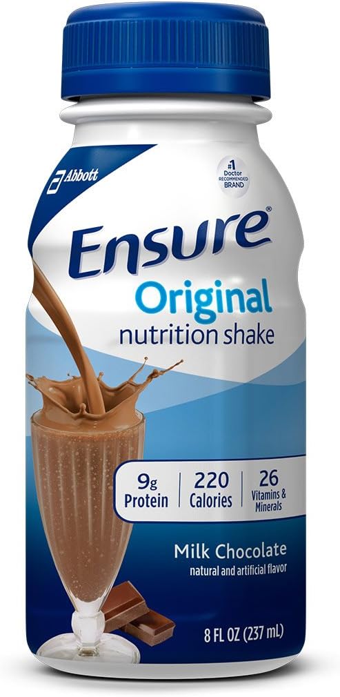 Zorg ervoor dat de originele voeding Shake met 9 Gram van Proteïne, Maaltijd Vervangingsshakes, Melkchocolade, 8 fl oz (verpakking van 16)