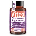 Intieme Rose Vitex Chasteberry Supplement voor vrouwen, 1000 mg - Chaste Tree Berry voor Hormone Balance, Vruchtbaarheid & PMS Ondersteuning, Regulate Cycles - 60 capsules