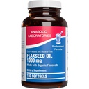 Cold Pressed Biologische Vlaszaadolie 1000mg Softgels - Niet genetisch gemodificeerde Biologische Vlaszaadolie Rijk aan natuurlijk voorkomende Omega 3 6 9 voor voordelen van het volledige lichaam - Visvrij Omega 3 Supplement (180 Softgels)
