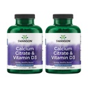 Swanson Calciumcitraat & vitamine D3 250 Tabs (2 verpakkingen)