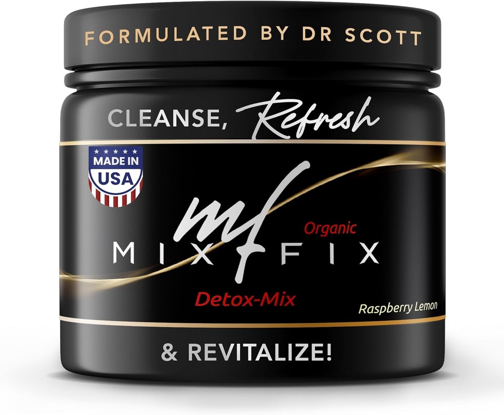 Mix-Fix Full Body Detox for Women & Men Live, Colon & Gut Support Drinken Full Spectrum Detox Powder Supplement 