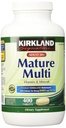 Kirkland Handtekening Volwassenen, 50 plus volwassen multivitaminen en mineralen, 400-Tellen tabletten