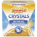 Emergen-C Crystals, On-the-Go Emergen-C Immuun Support Supplement met Vitamine C, B Vitaminen, Zink en Mangaan, Oranje vitaliteit - 56 Stick Packs