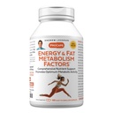 ANDREW LESSMAN Energie- en vetmetabolismefactoren 180 Capsules - Bevordert optimale vetverbranding en energiemetabolisme, met carnitine, groene thee, Guarana, Ginseng, B-complex. Gemakkelijk te slikken capsules