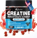 Creatine Monohydraat Gummies voor mannen en vrouwen, 120 Tellen