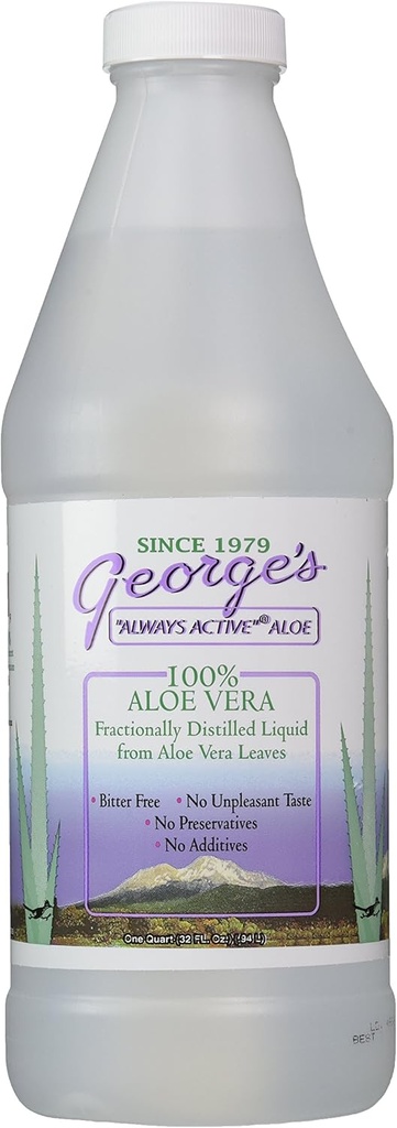 Georges Aloë Vera Drink, Liquid 32 Fl Oz (pakket van 1)