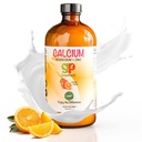 GreenPeach Organic Liquid Calcium for Kids - Magnesium, Zinc, Calcium Citrate & Vitamin D3 Calming Syrup & Liquid Calcium Supplement, NO Sugar NO Artificial Flavors, Vegetarian Halal Kosher