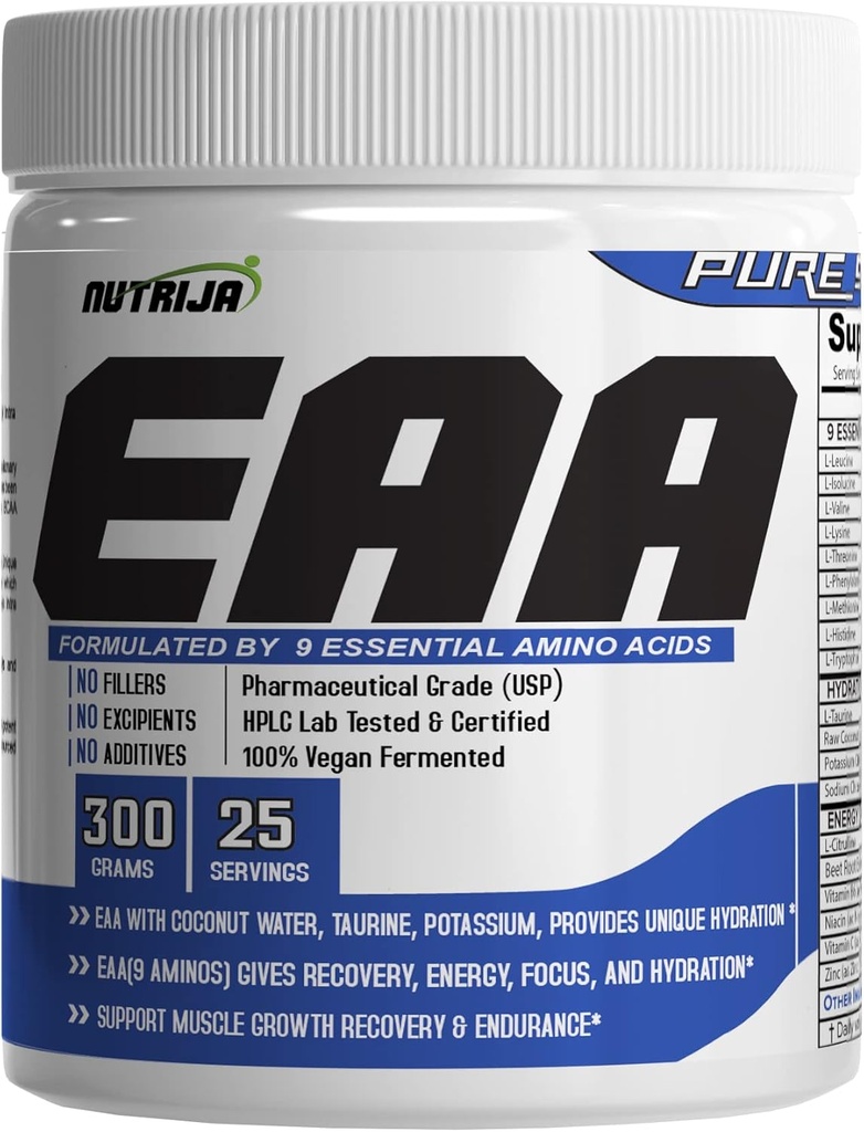 EAA-supplement (9 essentiële Aminozuren) met Kokoswater