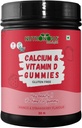 Generic Rise. Calcium & Vitamin D Vegan Gummies for Women (30 kauwgom, Mango & aardbeien smaak) versterkt met vitamine D 200IU, en Calcium voor sterke tanden en botten, Nautral