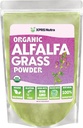 XPRS Nutra Organic Alfalfa Powder - Premium Vegan Supplement Rijk aan calcium, antioxidanten, vitamines - Farmer Supplement voor kinderen en volwassenen - Vegan Friendly Alfalfa Leaf (16 Ounce)