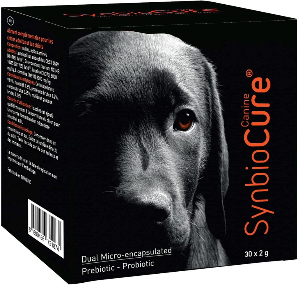 I Probiotica en prebiotica voor honden I Powder Dog Supplement I Digestieve gezondheidsondersteuning I 200 miljard Bacteria per sachet I 30 sachets*2 g