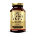 Solgar L-Lysine 500 mg - 100 plantaardige capsules - Huid- en weefselondersteuning - Non-GMO, Vegan, Kosher, Glutenvrij - 100 porties