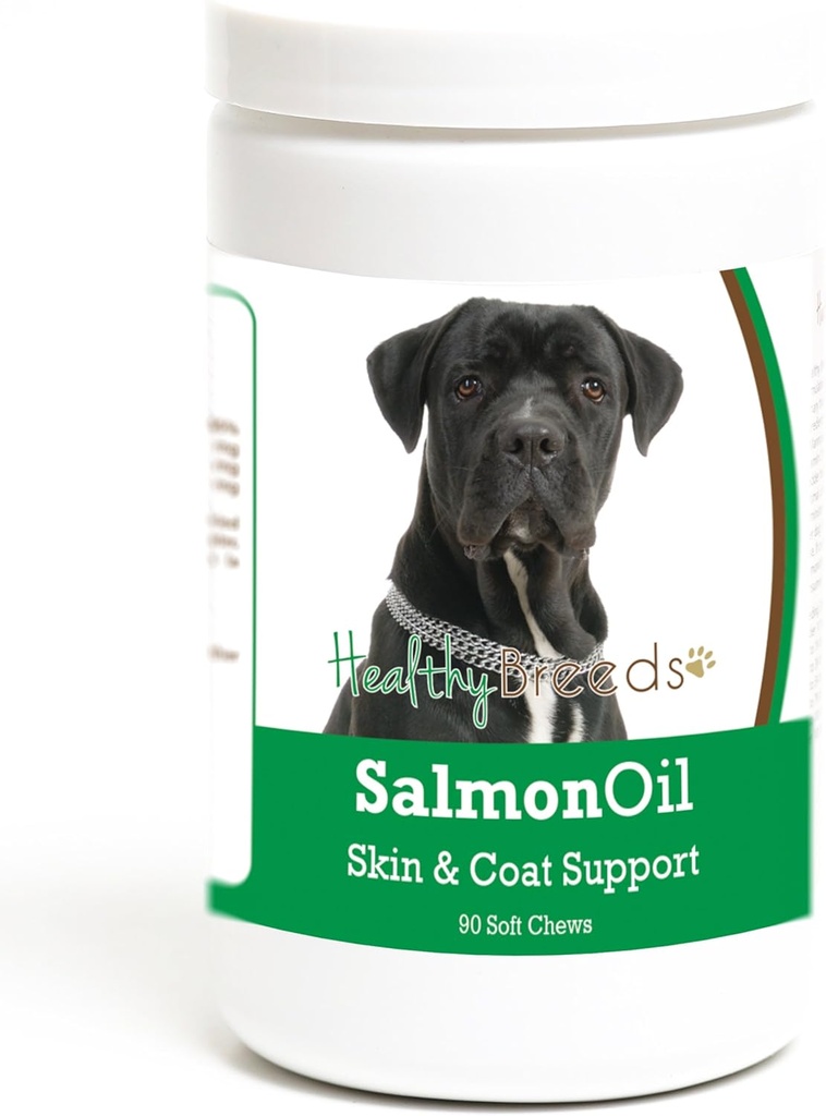 Gezond ras Cane Corso Zalm Olie Zachte Kauwen 90 Tellen