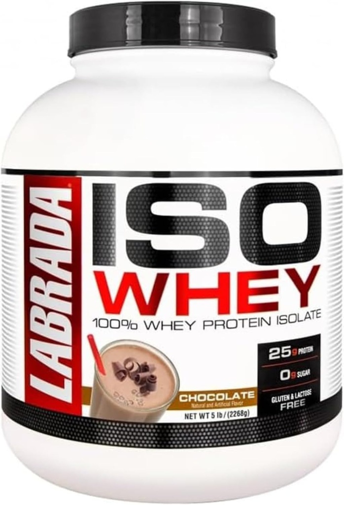 Labrada Nutrition ISO Wei Isolaat eiwit chocolade 5 pond