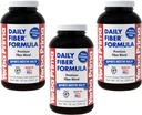 Yerba Prima Daily Fiber Formula 12 oz (3 Pack) - Oplosbaar en onoplosbaar voedingsvezelsupplement - Colon Health - Veganistisch, niet-GMO, glutenvrij