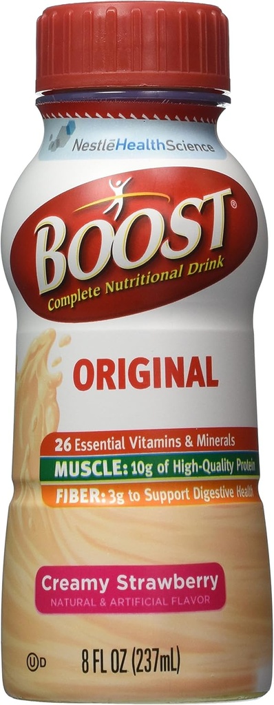 Boost Complete Voedingsdrank, Romige Aardbei, 8 Ounces Elk (pakket van 6)