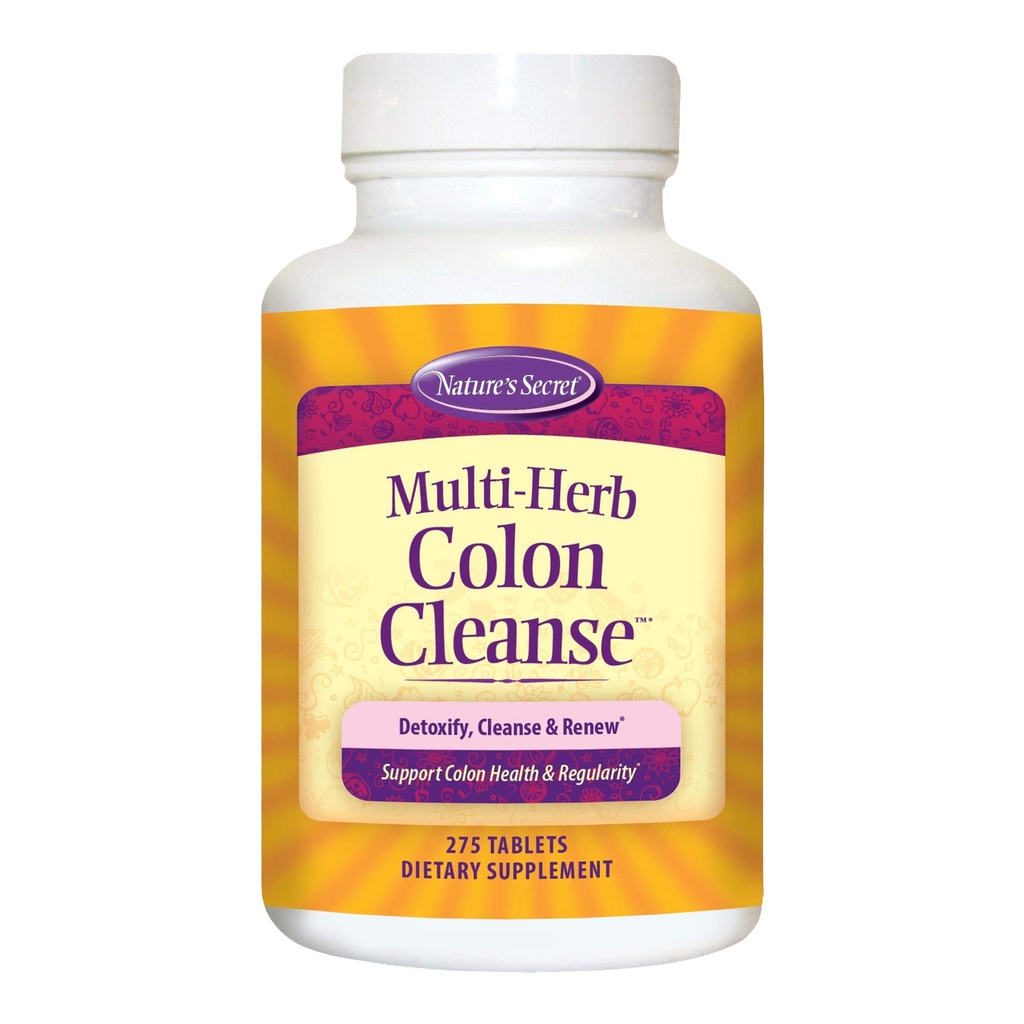 Nature's Secret Multi-Herb Colon Cleanse, 275 tabletten
