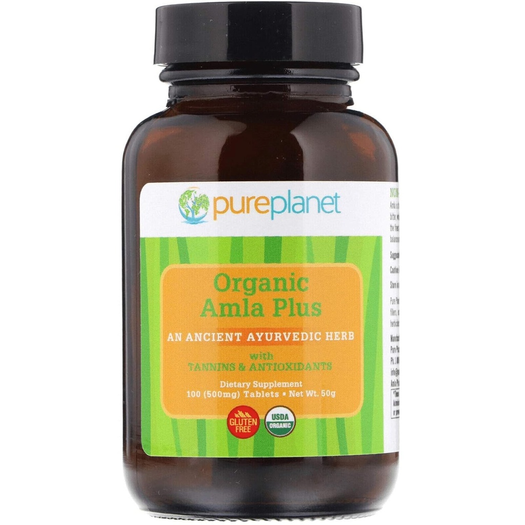 PURE PLANET Biologische Amla C Plus, 100 CT