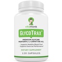VitaMonk GlycoTraxTM GPLC Extra Large Bottle - 120 Capsules van hoog-absorptie Glycine Propionyl-L-Carnitine zonder kunstmatige fillers - Glycine Propionyl L Carnitine Supplement