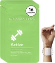 The Good Patch Active Patch, Energy Support, Natural Patch with Cafeine, Beta Alanine, Rhodiola, Plant Powered Wearable Wellness, Sustained Release (16 Total Patches)