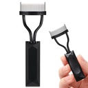 Eyelash Comb Separator, Arc Designed Lash Definer Comb Makeup Mascara Comb Applicator met Cover, Eye Cosmetic Brush Tool (Zwart)