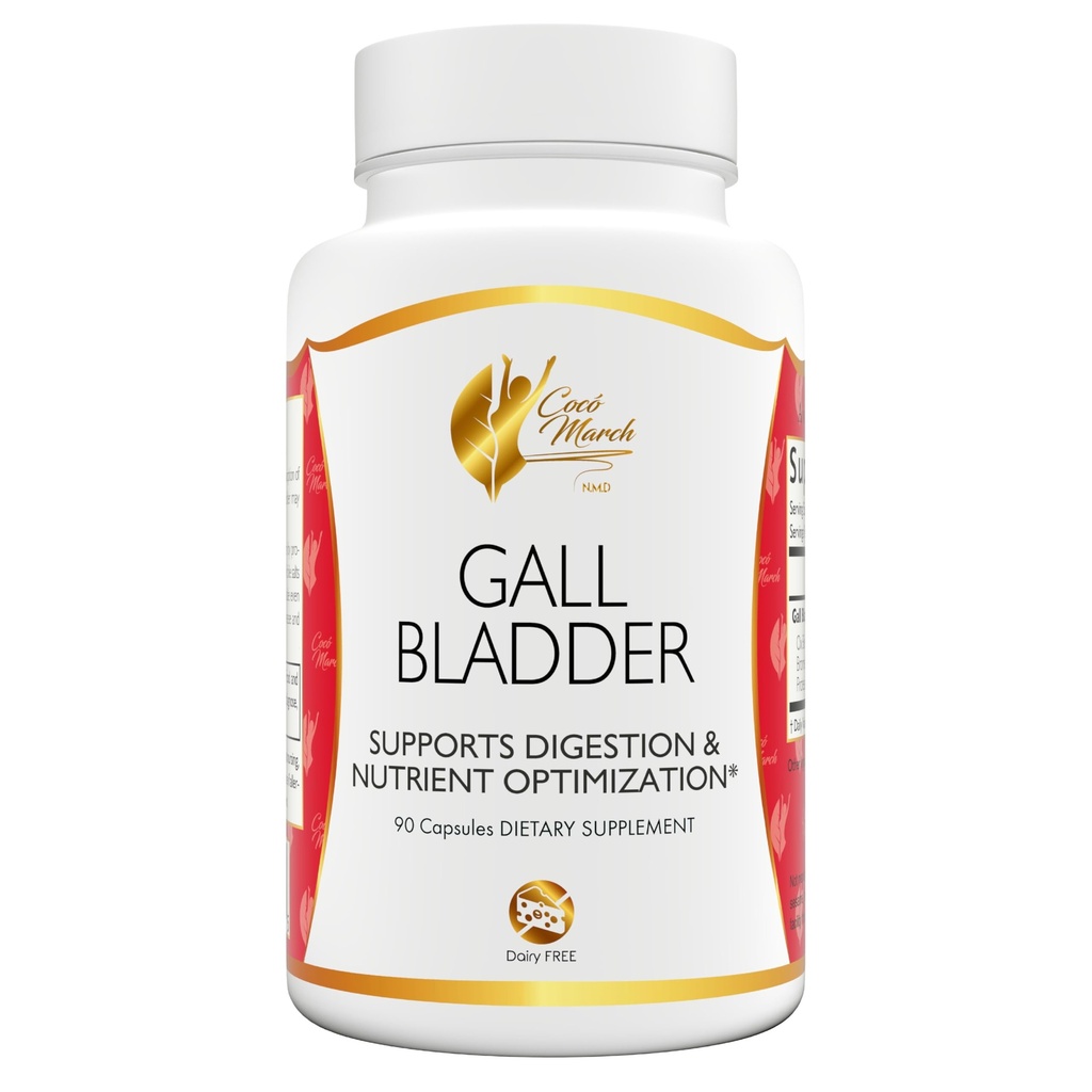 Coco March Gall Bladder Formula-Ideaal na Gall Bladder Chirurgie-Gluten Gratis, Sojavrij, Dairy Free, Keto Friendly, Paleo Friendly, 90 Capsules-90 Servers ondersteunt spijsvertering en Nutrient Optimalisatie