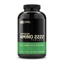 Optimale voeding Superior Amino 2222 Tabletten, Complete essentiële aminozuren, EAA's, 160 Tel.