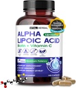 VITAL HERBAL Liposomal Alpha Lipoïnezuur met Biotine, Vitamine C- Maximale Potentie - Ondersteunt Immuniteit, Energieniveaus- Made in The USA
