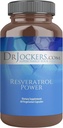 Resveratrol Power door Dr. Jockers, met Immune Support, Anti-Aging, Belangrijk voor huidgezondheid, Trans Resveratrol, 200 mg, 60 dagen levering