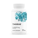 THORNE - 5-MTHF - Methylfolaat (Actief B9 Folaat) Supplement - Ondersteunt Cardiovasculaire gezondheid, foetusontwikkeling, zenuwgezondheid, methylering en homocysteïneniveaus* - 60 porties - 5-MTHF 5mg