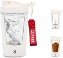 Elektrische Shaker Fles, Portable Protein, Mixer Cup, USB C Shaker voor Smooth Protein Shakes, BPA-Free, Tritan, 450ml, 16oz, Stir Cup, 500mAh Oplaadbaar