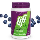 Lift glucose snel werkende glucose kauwbare energie tabletten, bosbessen, 50 ct Jar (verpakking van 1)