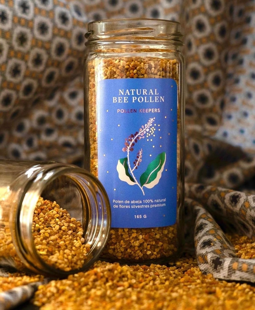 Natuurlijke bijenpollen uit Costa Rica - 100% ruwe bijenpollenpuree - natuurlijke superfood en energiebooster - glutenvrije en non-GMO - 165 Gram - bron van vitamine B, foliumzuur, mineralen