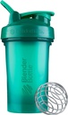 BlenderBattle Classic V2 Shaker Bottle Perfect voor eiwitshakes en pre-workout, 20-once, Emerald Green