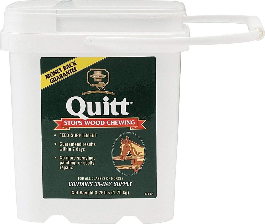 Afgesloten Chewing Deterrent Supplement voor paarden