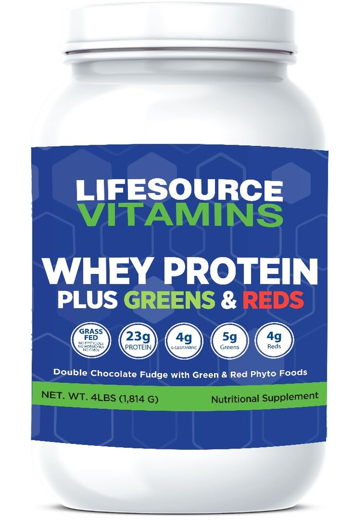 LifeSource Vitamines Whey Plus Greens & Reds Phyto Foods (4 pond)