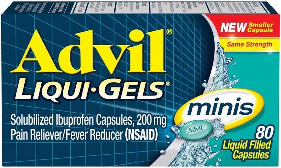 Advil Liqui-Gels Minis, 80 capsules per fles (5 flessen)