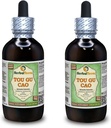TOU Gu Cao, Speranskia (Speranskia Tuberculata) Glycerite, Organisch gedroogd kruiden Alcoholvrije vloeistof Extract (Grote naam: HerbalTerra, Trots gemaakt in USA) 2x4 fl.oz (2x120 ml)