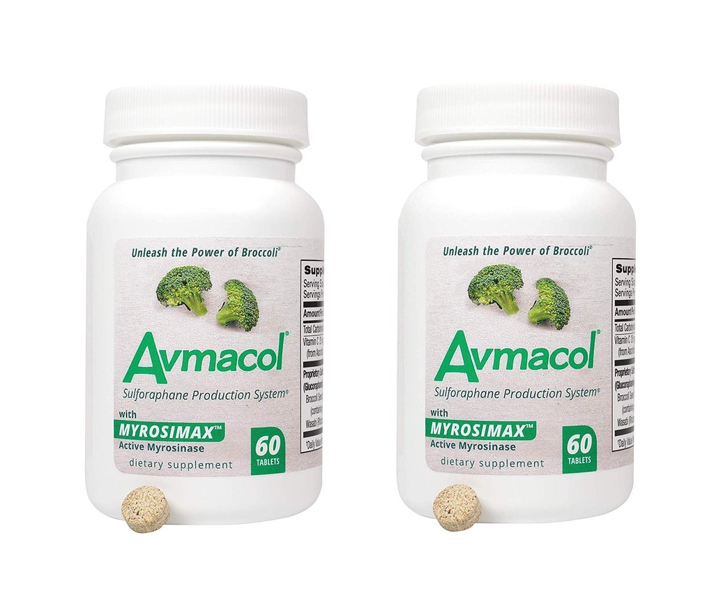 AVMACOL® (120) 2 Fleswaarde Sulforaphane Supplement met Myrosinase