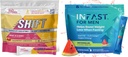 Real Ketones Intermitterende vasten Drinkmix bundel voor gewichtsverlies ondersteuning Raspberry Citroen Shift Elektrolyten & Intermitterende vasten Elektrolyten voor mannen met BHB Exogene Ketonen (30 Tellen Elk)