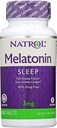 Natrol Melatonine 3 mg Slaaptijd Release Dieetsupplement tabletten 100 ea (verpakking van 4)