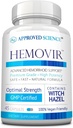 Goedgekeurde Science Hemovir - Aambei Ondersteuning Supplement - Witch Hazel, Horse Chestnut - 45 Capsules - 1 Fles - Vegan
