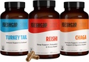 FreshCap Immune Defenders Bundle (Reishi, Turkije staart, Chaga) Capsules