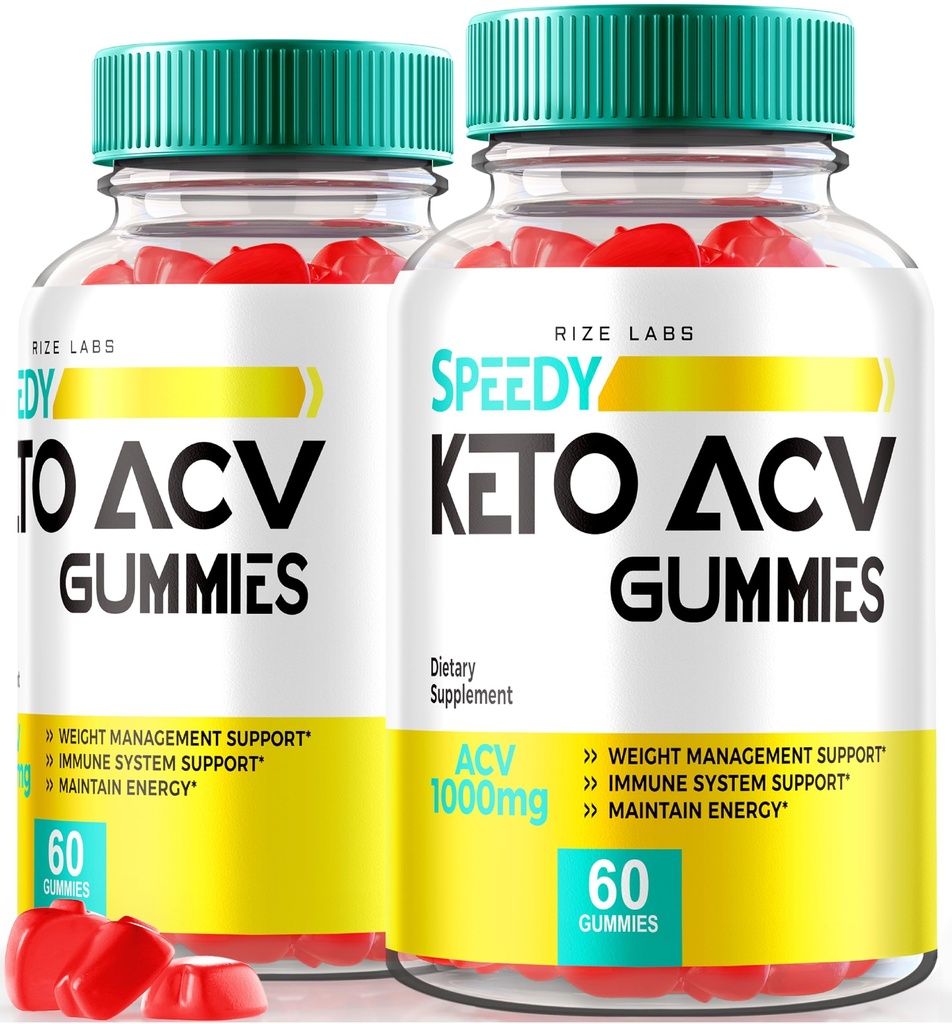 rize labs - Speedy Extreme Keto Plus ACV Gummy voor geavanceerde gewichtsverlies met Apple Cider Vinegar 2000mg Supplement (120 Gummies)