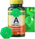 Vitamine A Supplement 2400 mcg, 250 Softgels met bundel Exclusieve Vitaminen en Mineralen - A tot Z - Better Ligth&Spring Guide