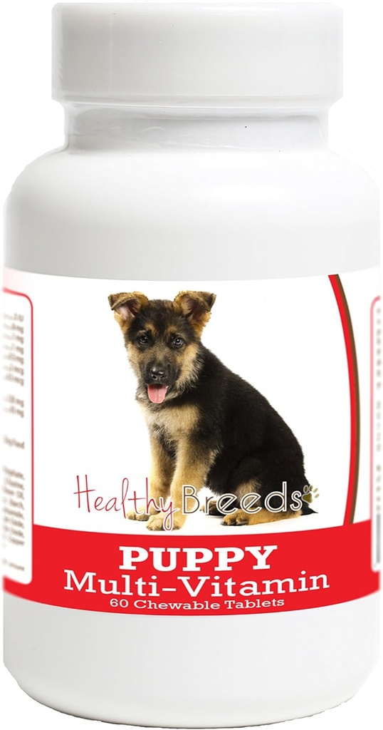 Gezond Ras Duitse herder Puppy Honden Multivitamine Tablet 60 Tel.