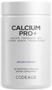 Codering Calcium 250mg Supplement, Vitamine D3, Magnesium, Zink, Koper, Boron, Vitamine K2--2-Month Supply - Elementale Calcium Pillen & Hoge Calcium Vitaminen, Non-GMO - 120 Capsules
