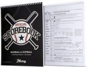 Murray Sporting Goods Baseball & Softball Scorebook - 35 Games Score Boek - Score Houden Boek voor Statistieken - Volwassene, Jeugd, Little League Honkbal Softbal Scorebook voor Scorehouders