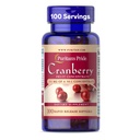 Puritan's Pride Premium Cranberry Fruit Concentraat 252mg (12.600mg equivalent) met Vitaminen C en E, Dieetsupplement voor Immuun Systeem Ondersteuning, 100 Rapid Release Softgels