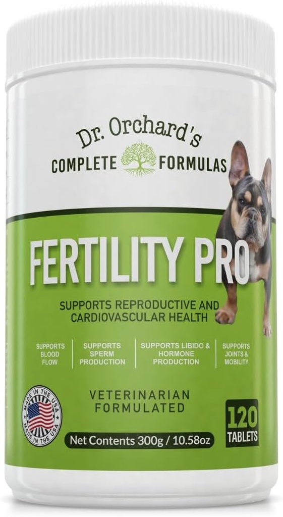 Dr. Orchards Vruchtbaarheid Pro voor honden - Vet Geformuleerd - voor mannen en vrouwen -120ct